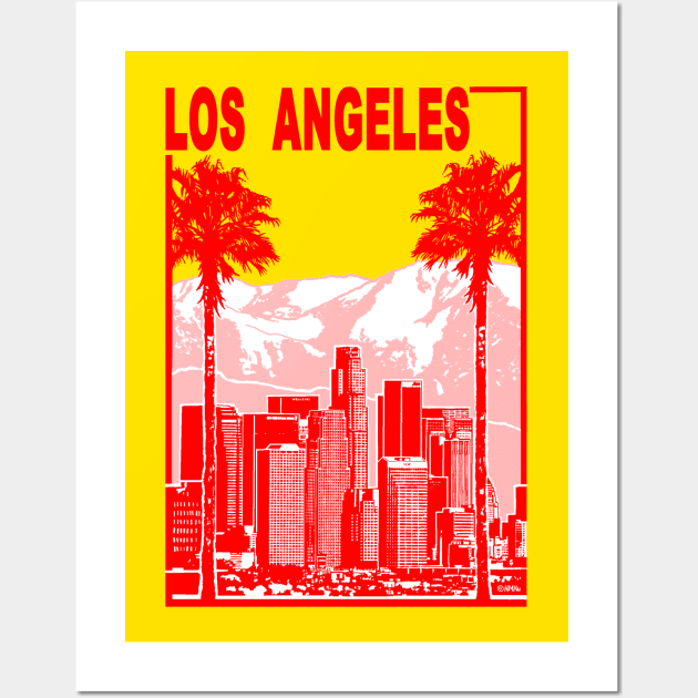 Los Angeles Wall Art by NewSignCreation